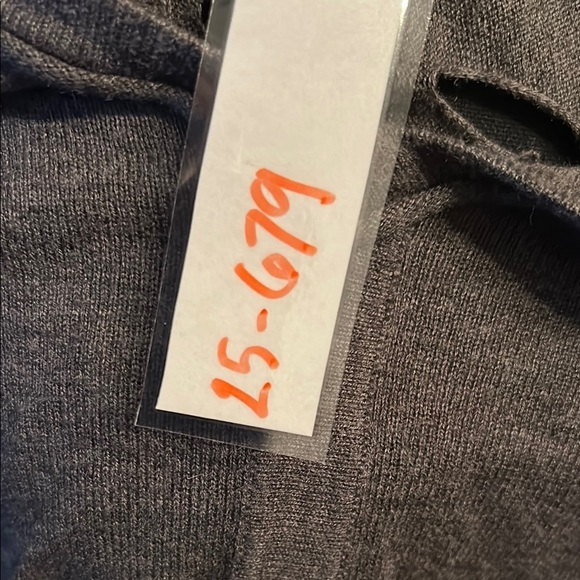 Central Park West Gray Relaxed Long Sleeve Blouse - Picture 4 of 4